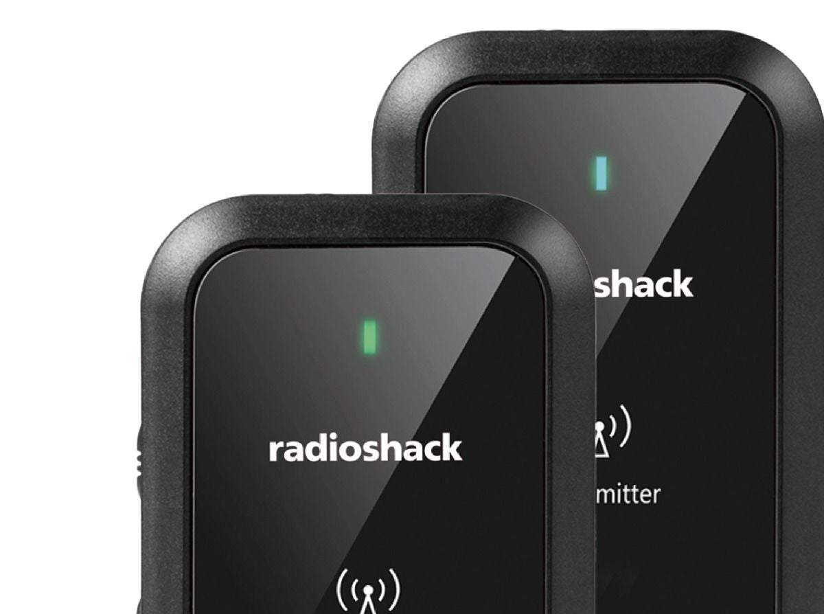 RadioShack Wireless Microphone System with LED Display & 3.5mm Input Radio Shack