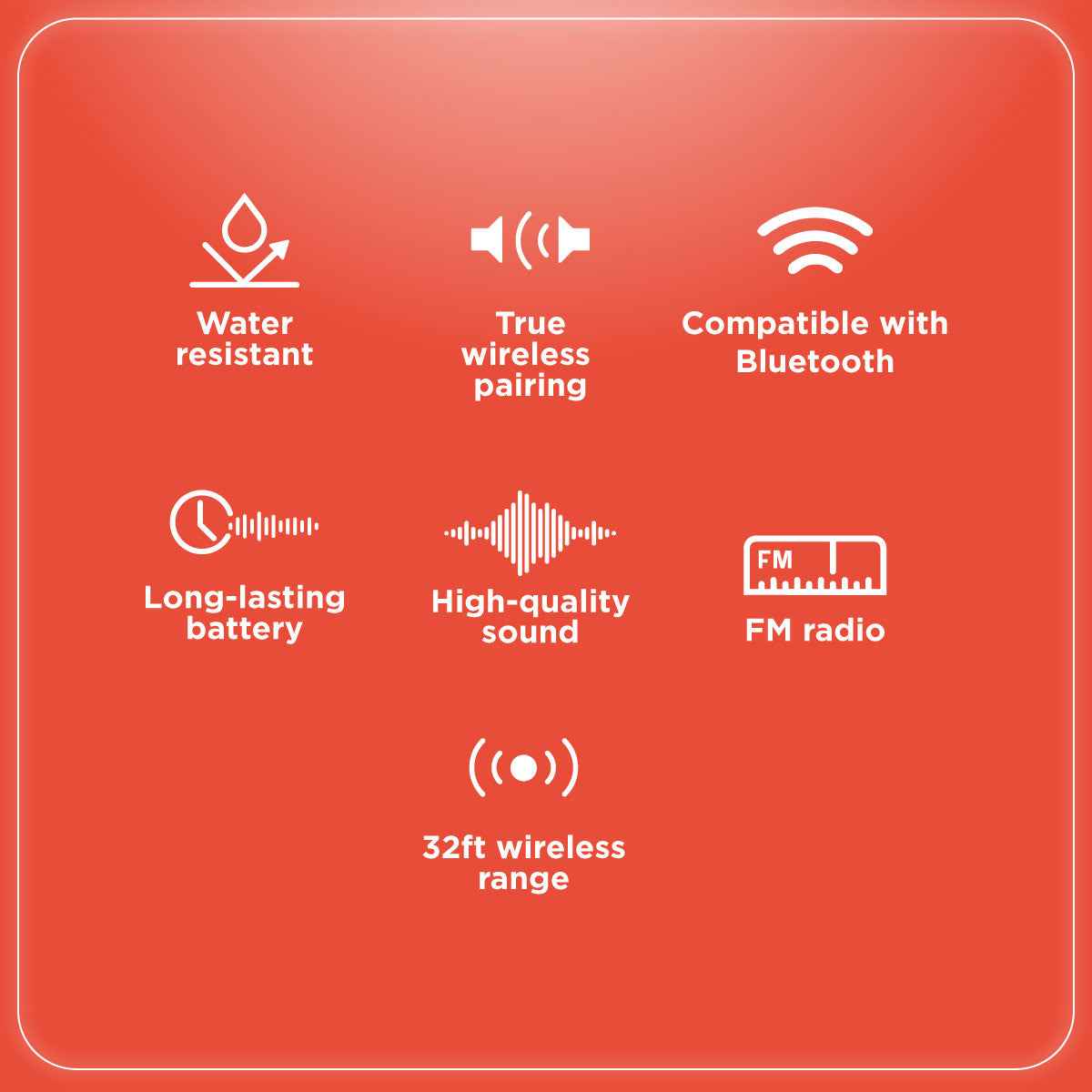 RadioShack Bluetooth Speaker 14W – FM Radio, TWS Pairing, IPX6 Waterproof, RGB LED Lights TekShack