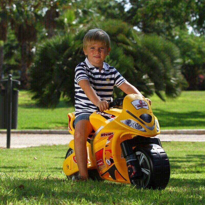 INJUSA Winner 750 SX Pusher Motor Running Bike for Kids Ages 3+