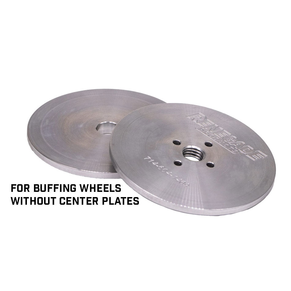 Insertable Safety Flanges for High Speed Polishing (For Buffing Wheels WITHOUT Center Plates)