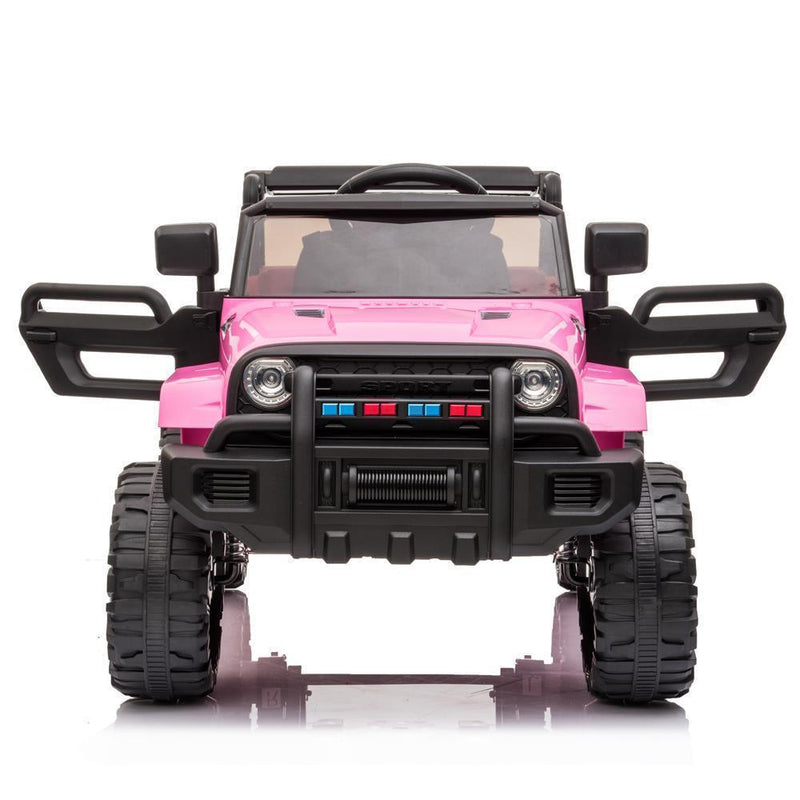 Interactive 12V Electric Ride On Truck for Kids with 3 Modes, Lights, Music, and Remote Control