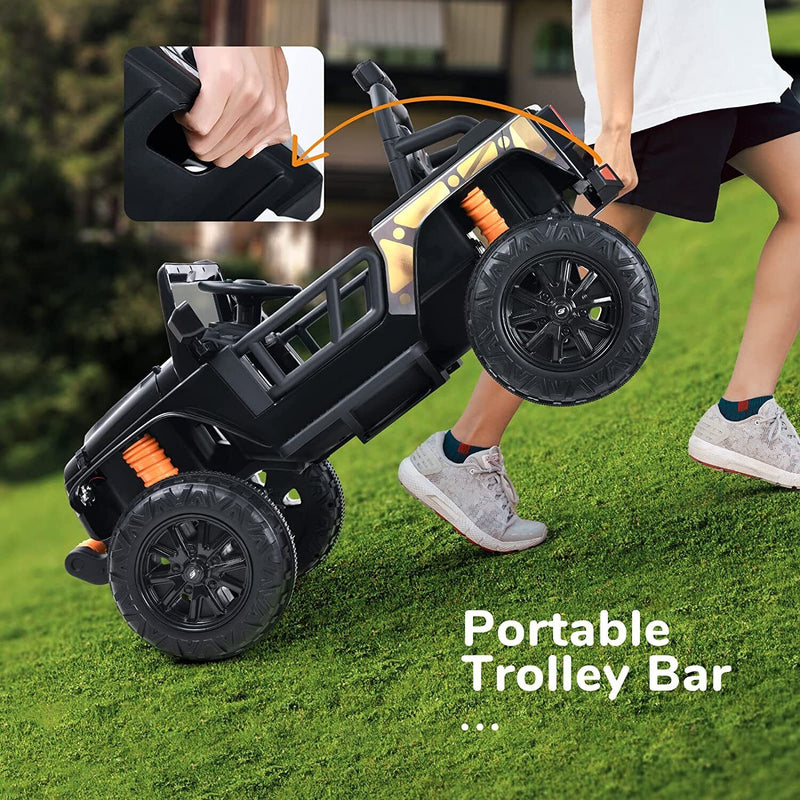 Electric Ride-On Car for Kids with Parental Remote Control, LED Lights, and MP3 Player - 12V