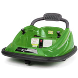 Interactive 6V Bumper Car for Kids with Remote Control, Flashing Lights, Music, and Customizable Stickers