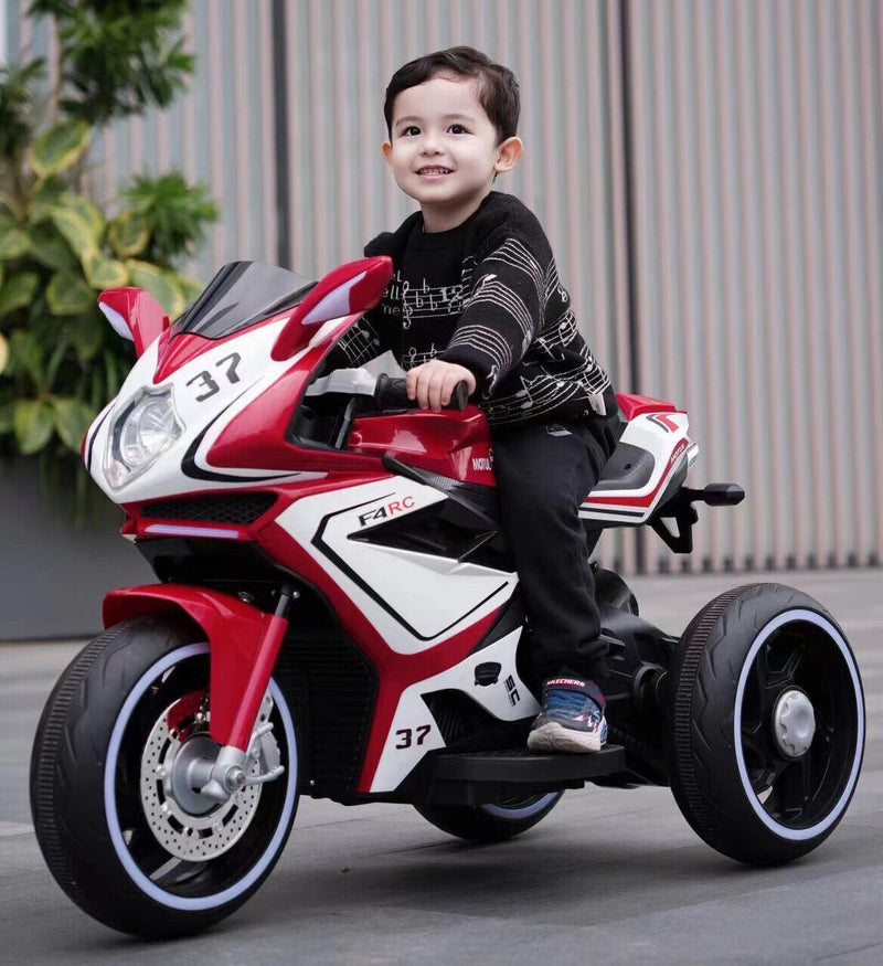 Interactive 6V Electric Ride-On Motorcycle for Kids with Music and Storytelling - One-Button Start - Perfect Gift