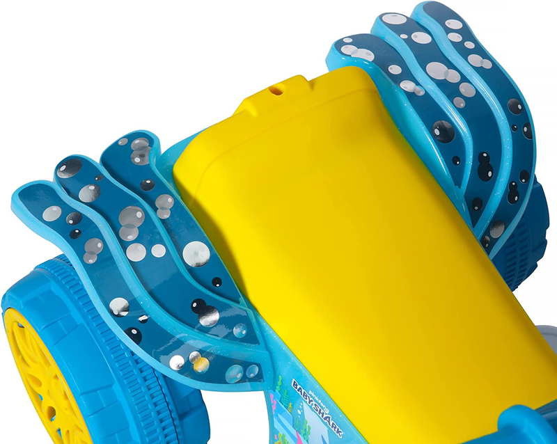 Interactive Baby Shark 6V Quad Ride-On with Light-Up Handlebars and Catchy Song