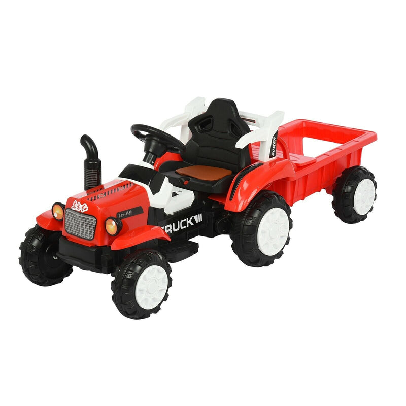 Interactive Electric Tractor Scooter for Kids with Detachable Trailer - Perfect for Playtime Fun!
