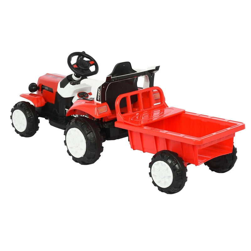 Interactive Electric Tractor Scooter for Kids with Detachable Trailer - Perfect for Playtime Fun!