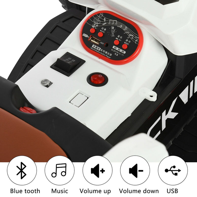 Fun and Functional Children's Electric Tractor Scooter with Detachable Trailer - Perfect for Playtime!