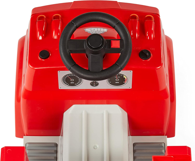 Interactive Fire Truck Ride-On Toy for Toddlers Ages 1.5-4 Years - Powered by 6 Volt Battery
