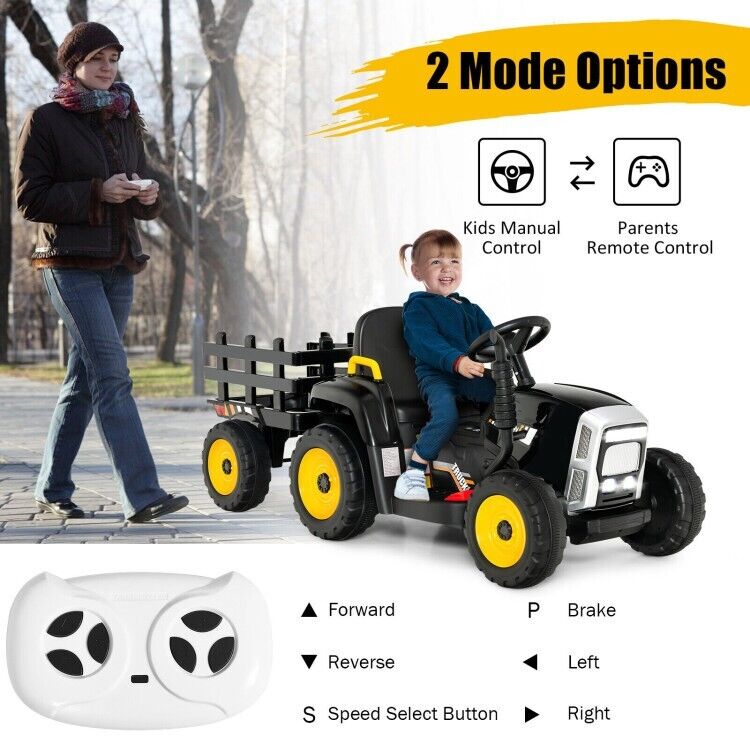 Interactive Kids Ride-On Tractor with Lights and Music - Perfect for Imaginative Play!