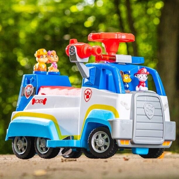 Interactive Paw Patrol Ride-On Car with Action Figure Pups for Imaginative Play