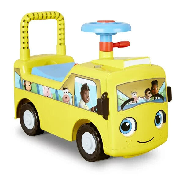 Interactive Push Car Toy for Toddlers: Wheels on the Bus Ride-On Fun for Ages 1-3 Years