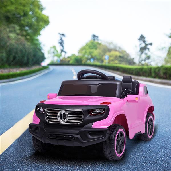 Interactive Ride-On Car for Kids with Music, Lights, and Remote Control