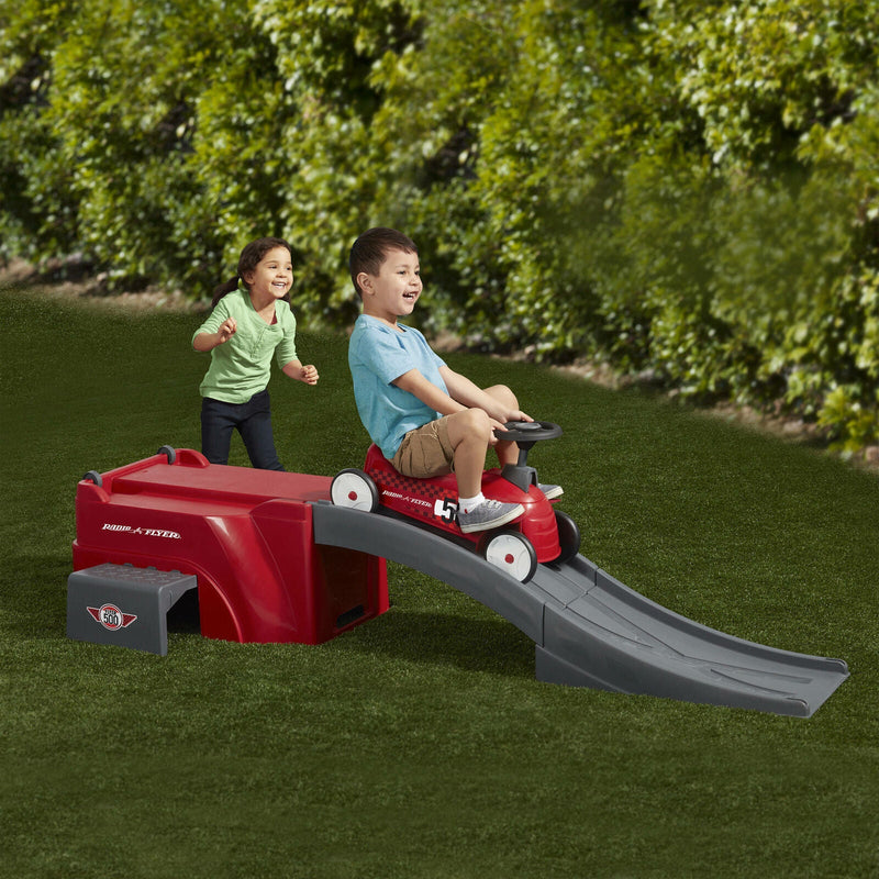 Interactive Ride-On Car Slide Ramp for Kids: Endless Fun On and Off the Track