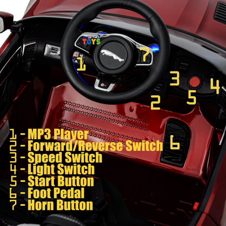 Jaguar R/C Car Toy with MP3 Player for Kids - Available in Multiple Colors