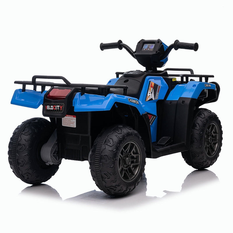 Jeep 24V/12V Kids Electric Ride-On Car with Remote Control, 3 Speeds, and LED Lights
