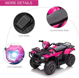 Jeep 24V/12V Kids Electric Ride-On Car with Remote Control, 3 Speeds, and LED Lights