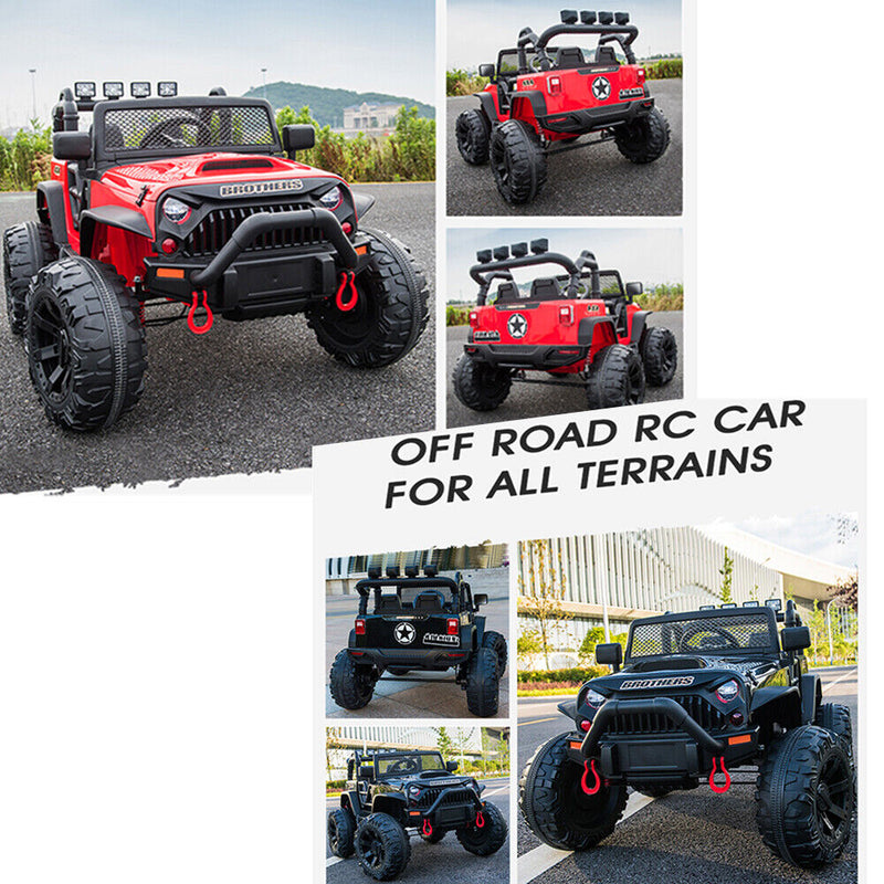 JEEP Double Drive Children's Ride-On Car with 40W*2 Motor and 12V7AH*1 Battery