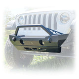 Jeep JK/JL/JT Front Bumper with Welded-On Bull Bar & Skid Plate | 2007–2025 Turn Offroad
