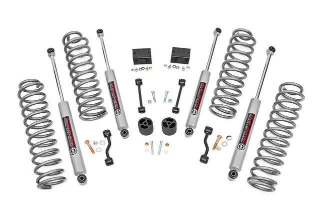 Rough Country 2.5 Inch Lift Kit Jeep Wrangler Unlimited JL 4WD 2018-2023 67731-config