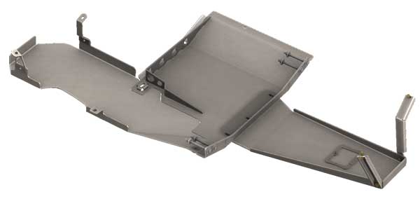 Jeep JK 2 Door Skid Plate Kit 2007-2018
