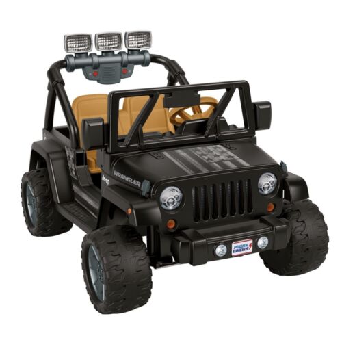 Jeep Wrangler Freedom Ride-On Toy Car with Fog Lights and Sounds - 12 Volt Power Wheels