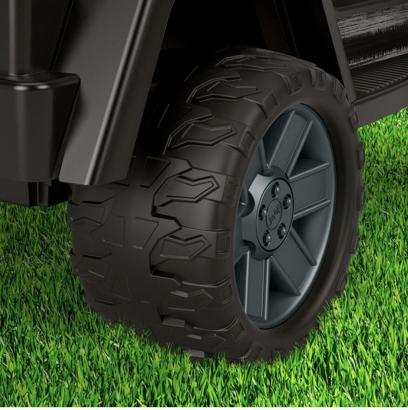 Jeep Wrangler Freedom Ride-On Toy Car with Fog Lights and Sounds - 12 Volt Power Wheels