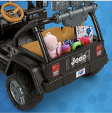 Jeep Wrangler Freedom Ride-On Toy Car with Fog Lights and Sounds - 12 Volt Power Wheels