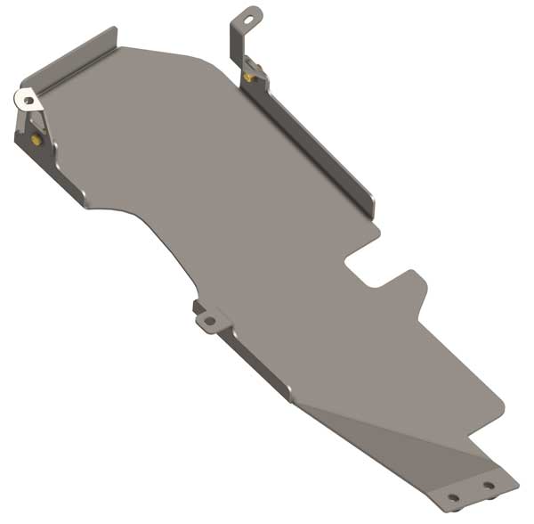 Jeep Wrangler JK 2Door Fuel Tank Skid Plate Kit