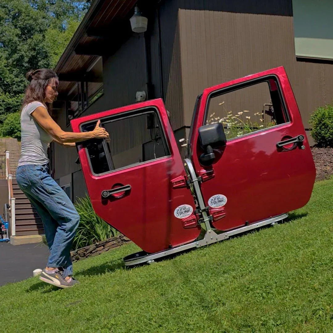 EZ 4X4 Aluminum Folding and Rolling Door Cart (4-Door) | Jeep Wrangler/ Gladiator