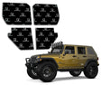 SoundSkins | 2007-2018 Jeep Wrangler JK 4 Door Sound Deadening Vehicle Specific Kit | SSK-WJK4DR | 3 Layers (Acoustic Foam, Foil, Rubber Butyl), 18.8 sq ft SoundSkins Global