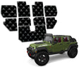 SoundSkins | 2007-2018 Jeep Wrangler JK Sound Deadening Vehicle Specific Kit | SSK-WJK | 3 Layers (Acoustic Foam, Foil, Rubber Butyl), 37 sq ft SoundSkins Global