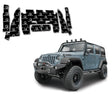 SoundSkins | 2007-2018 Jeep Wrangler JK Trunk Sound Deadening Vehicle Specific Kit | SSK-WJKTRUNK | 3 Layers (Acoustic Foam, Foil, Rubber Butyl), 18 sq ft SoundSkins Global