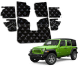 SoundSkins | 2018+ Jeep Wrangler JL Sound Deadening Vehicle Specific Kit | SSK-WJL | 3 Layers (Acoustic Foam, Foil, Rubber Butyl), 43 sq ft SoundSkins Global