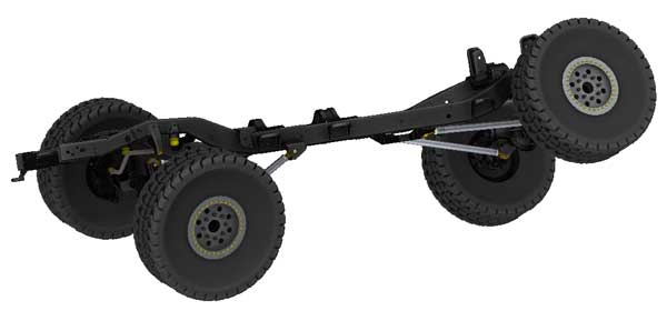 Jeep JK and JKU Front and Rear 3 Link Suspension Kit