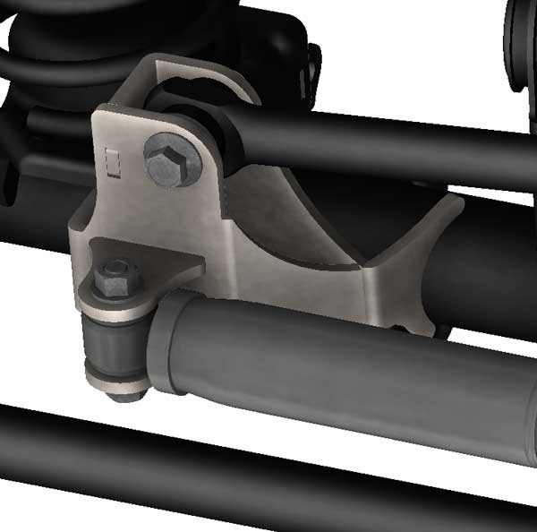 Jeep JK Front Axle OTK Track Bar Bracket