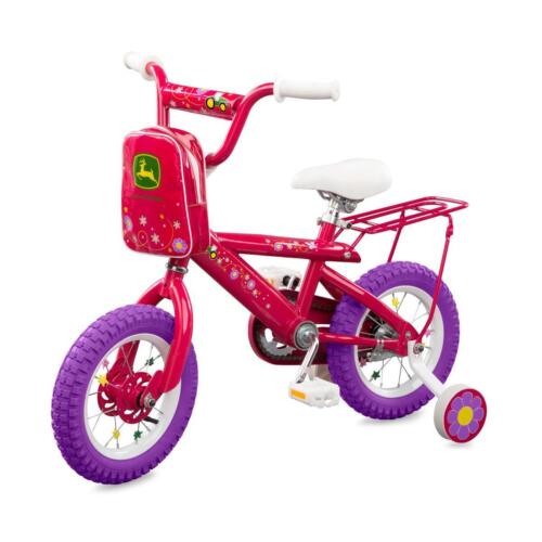 John Deere 12 Heavy Duty Pink Kids Bike for Endless Outdoor Fun