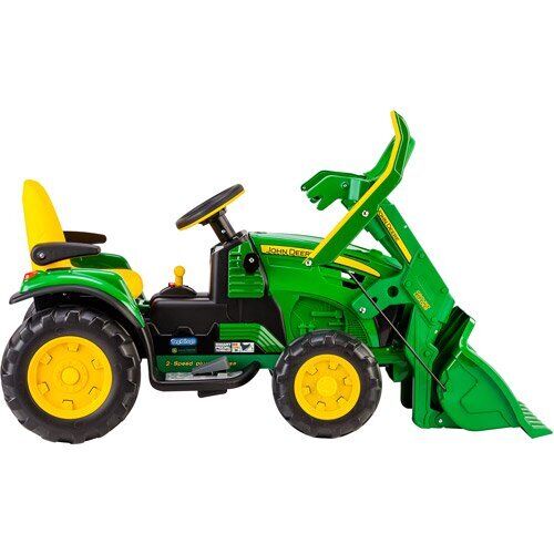 John Deere Ground Loader 12-Volt Battery-Powered Ride-On by Peg Perego