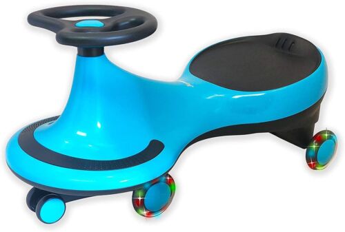 Joyano® LED Swing Car with Flashing Wheels for Kids - Wiggle and Ride Fun!