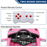 JOYMOR 6V Electric Ride-On Truck for Kids with Remote Control, Music, LED Lights, and Horn