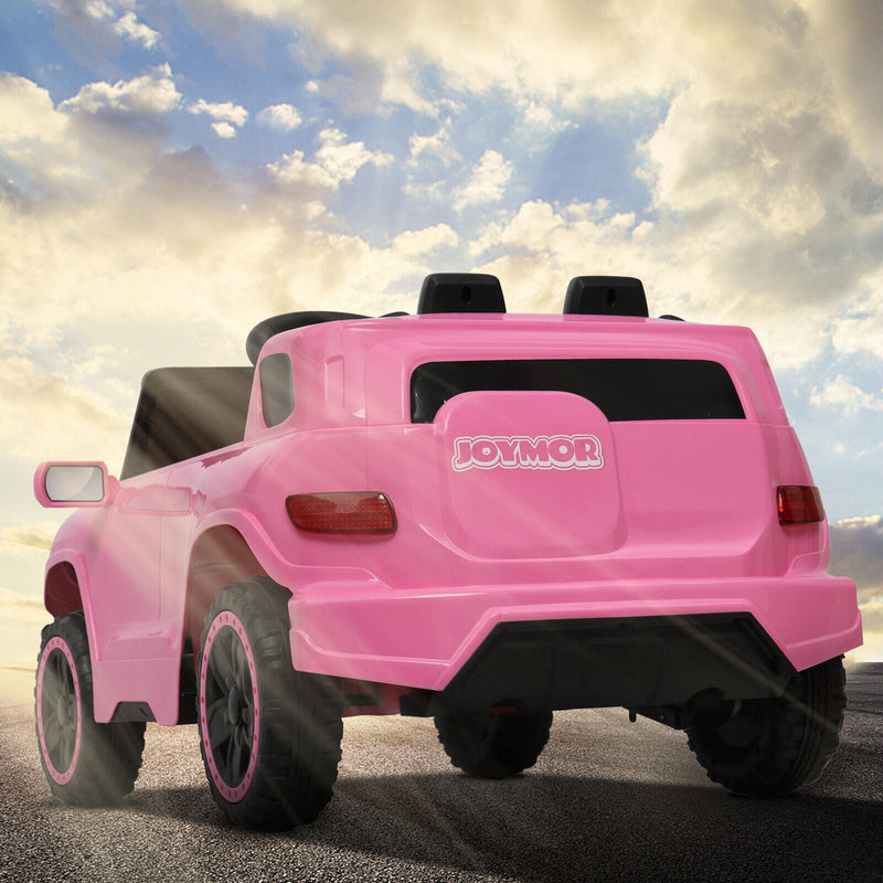 JOYMOR 6V Electric Ride-On Truck for Kids with Remote Control, Music, LED Lights, and Horn