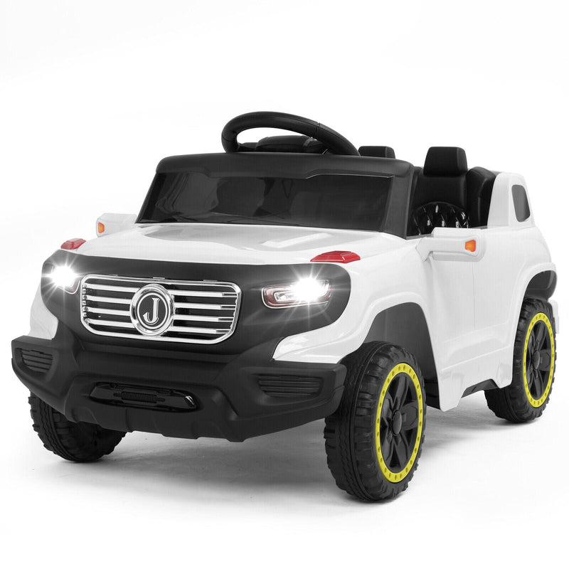 JOYMOR 6V Electric Ride-On Truck for Kids with Remote Control, Music, LED Lights, and Horn