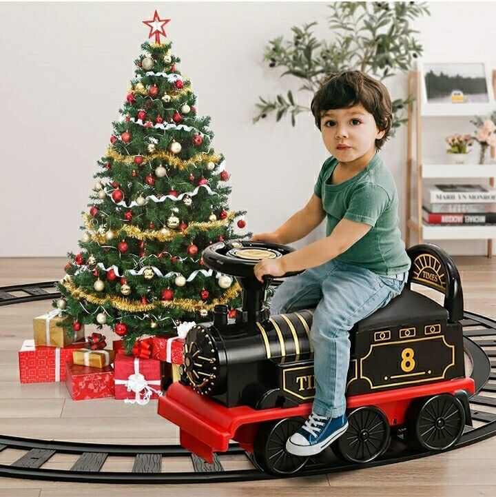 Juego de Tren Eléctrico con Pista para Niños Pequeños: ¡Tu Hijo Podrá Pasear como un Verdadero Maquinista!