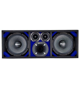 KTPON-210BLACK / DUAL 10"  BLUE/BLACK LOADED Comando Audio Inc.