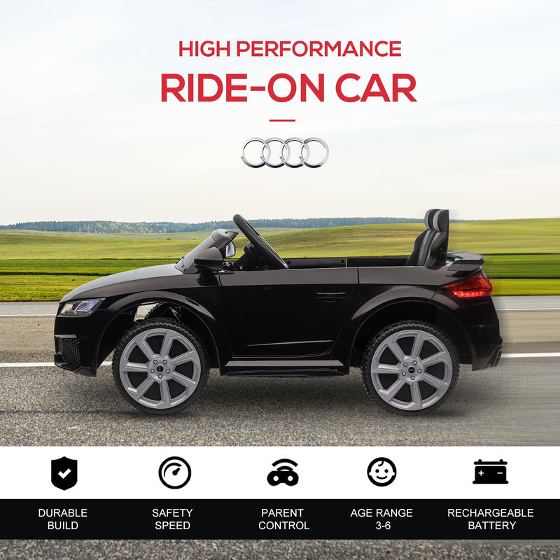 6V Audi TT RS Kid Electric Sports Car with Remote Control Ride-On