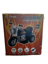 Kalee 6V Black Little Cruiser Motorcycle - Battery Powered Ride-On for Ages 2-5