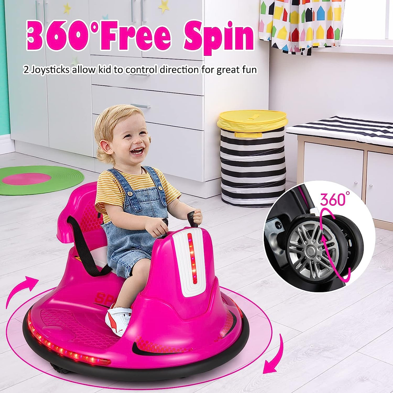 Kid-Friendly Remote Control Bumper Car: Battery-Powered Electric Vehicle for Endless Fun!
