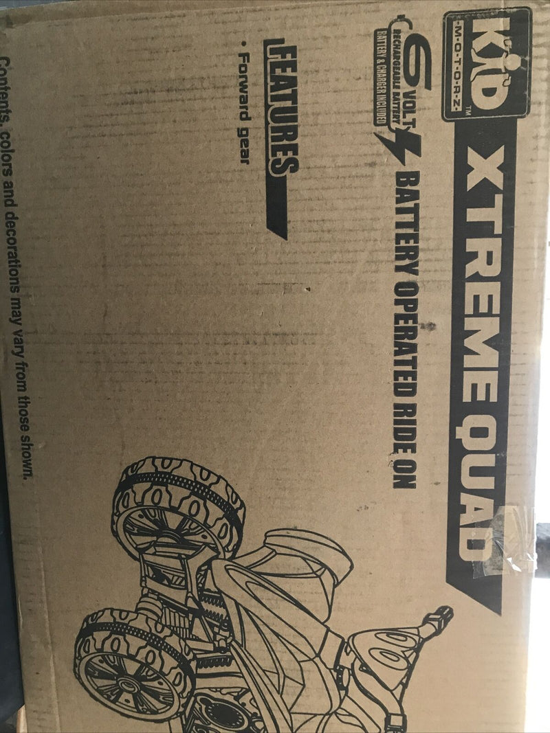 Kid Motorz Xtreme Quad Pink 6V Electric Ride-On Toy for Kids