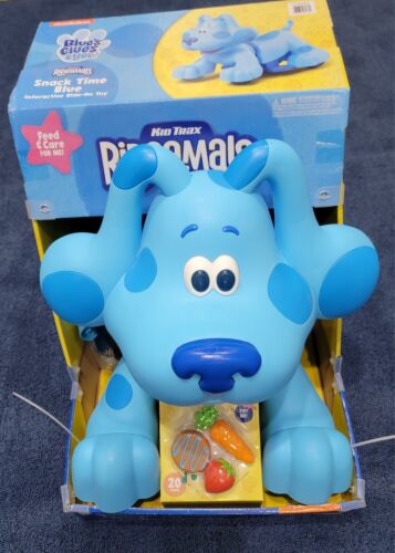 Kid Trax Blue's Clues Rideamals Interactive Ride-On Toy with Snack Time Feature - Brand New
