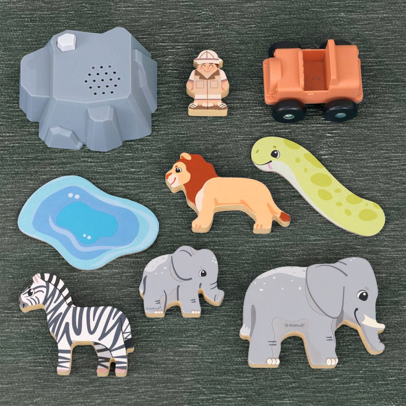 KidKraft Safari Adventure 2-in-1 Playset with Easy Assembly - Perfect for Kids Ages 3-5